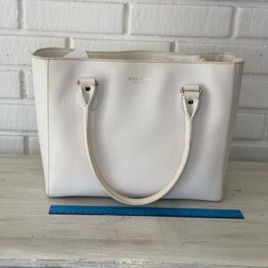 Kate Spade White Tote Bag